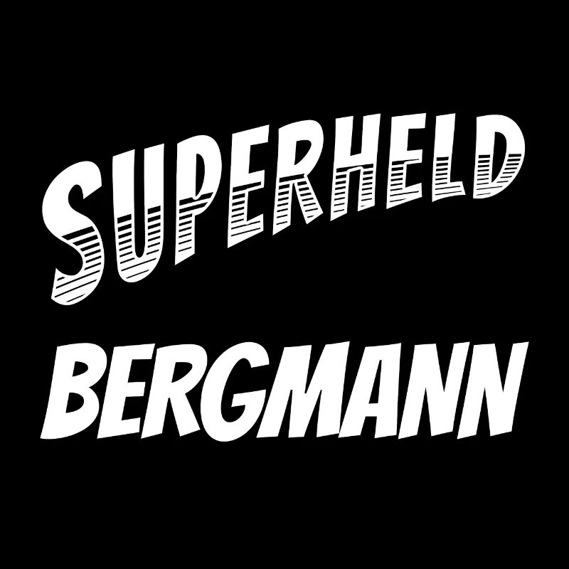 Superheld, clever getarnt als Bergmann