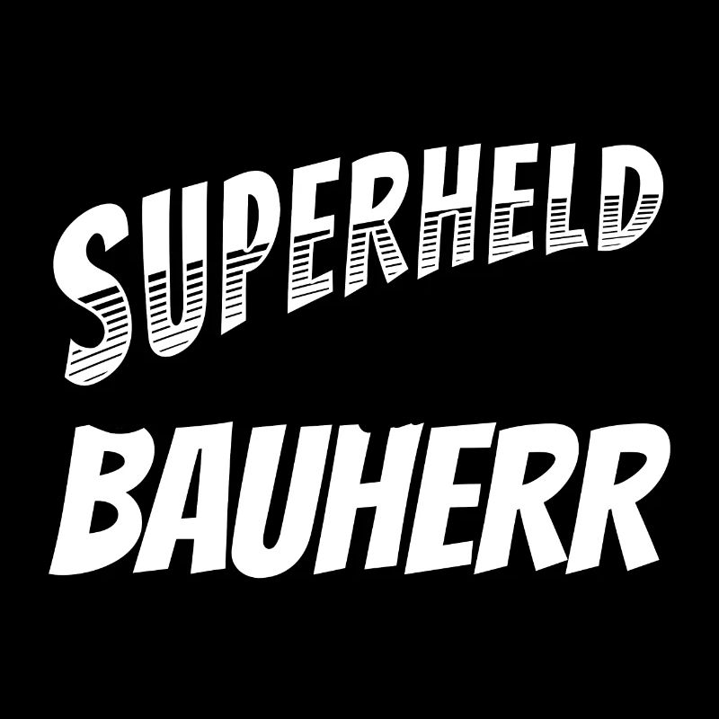 Superheld, clever getarnt als Bauherr