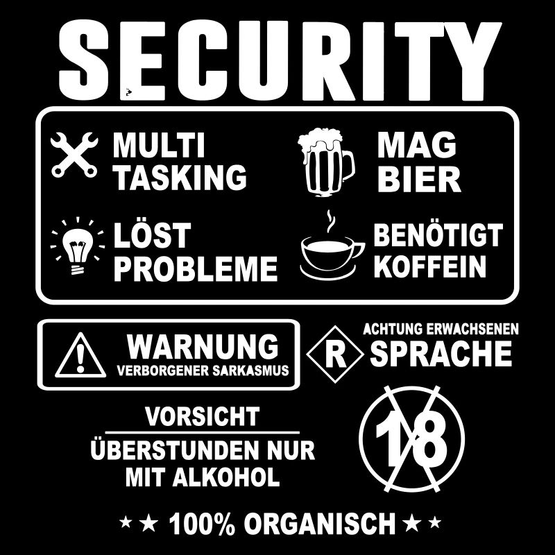 Achtung Security Sicherheitsdienst