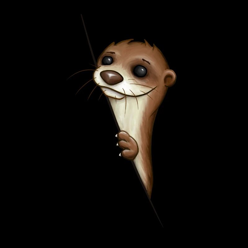 Funky Comic Otter Lässiger Wasser-Marder Geschenk