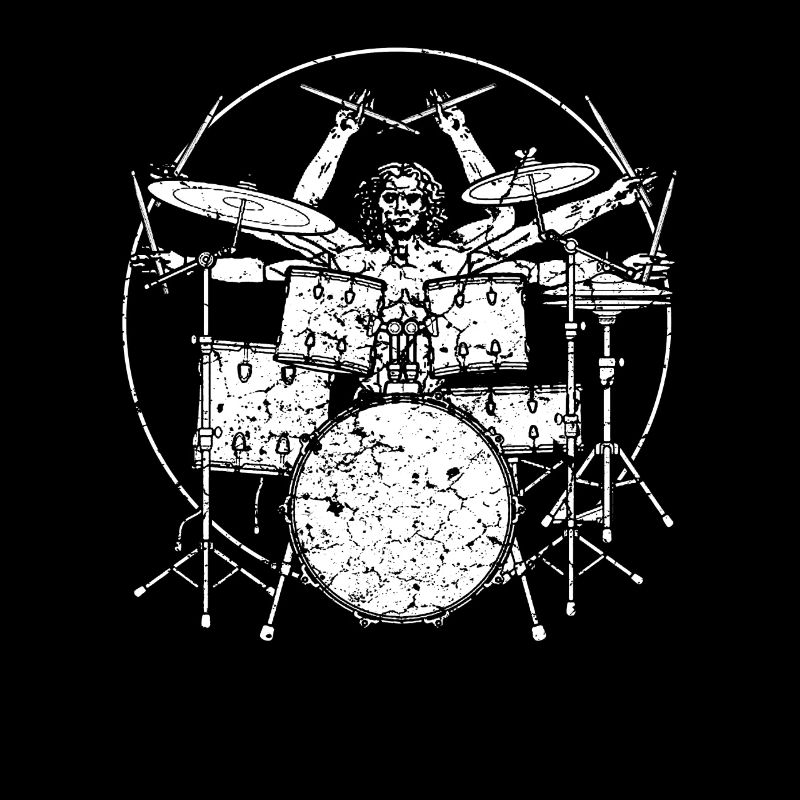 Drums da Vinci Homme de Vitruve