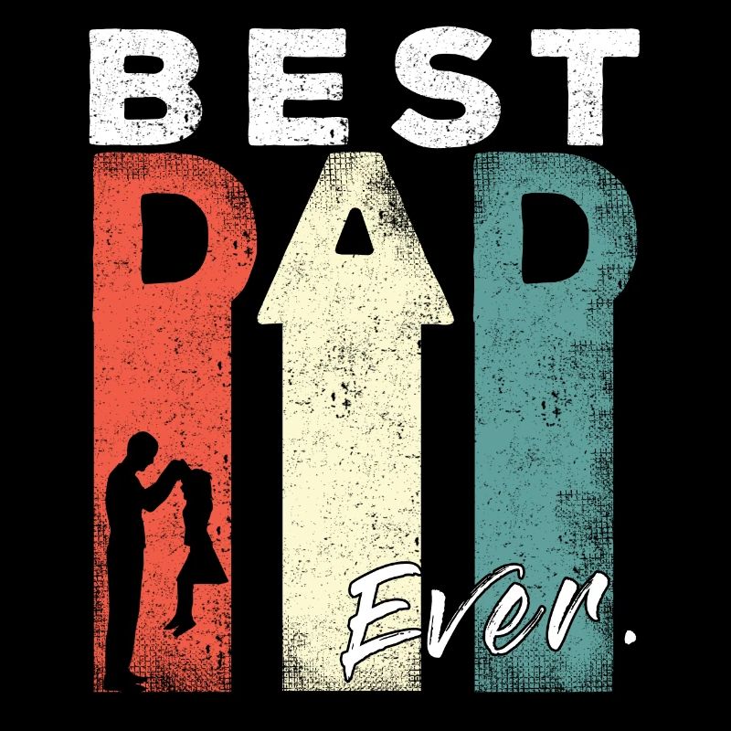 Best Dad Ever Retro Bester Papa Werdender Vater