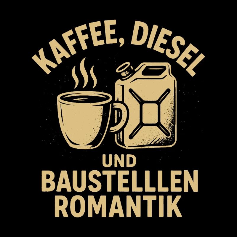 Baustelle Kaffee und Diesel - Baustellen Romantik