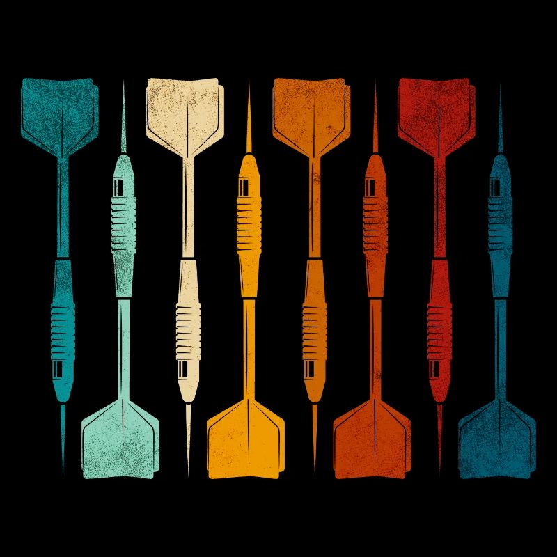 Lecteur de fléchettes rétro Dart