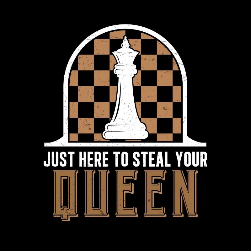 Queen Stealing A Chess Game Hobby pour jeu de