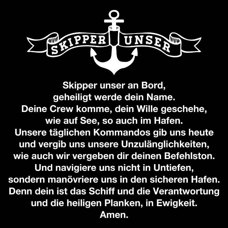 Skipper unser - weiß