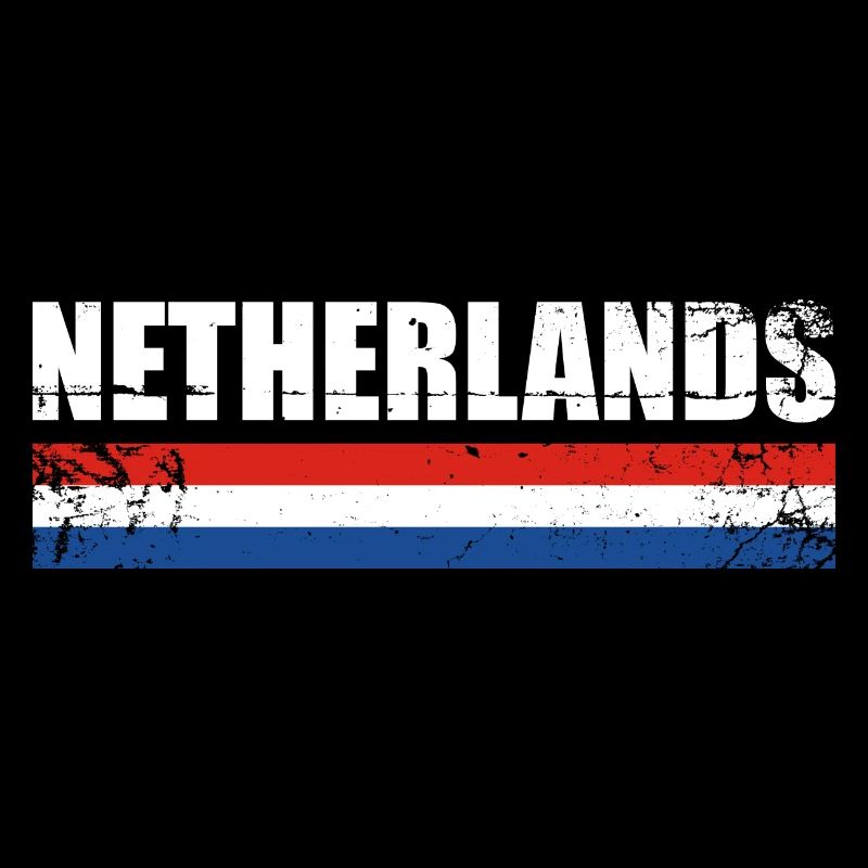 Pays-Bas Vintage Drapeau néerlandais Pays-Bas