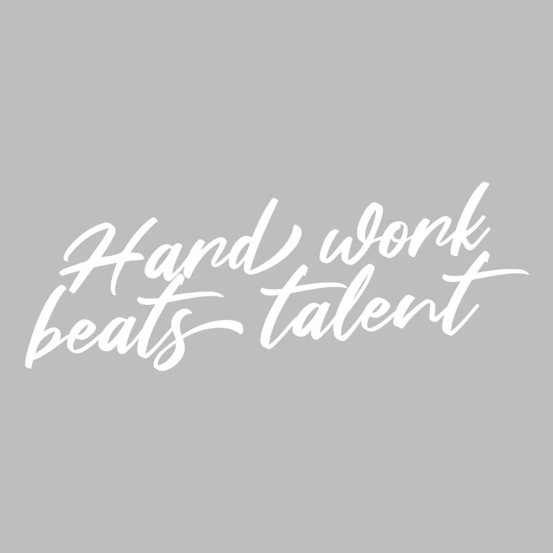 BASKETBALL - HARD WORK BEATS TALENT - SPRUCH