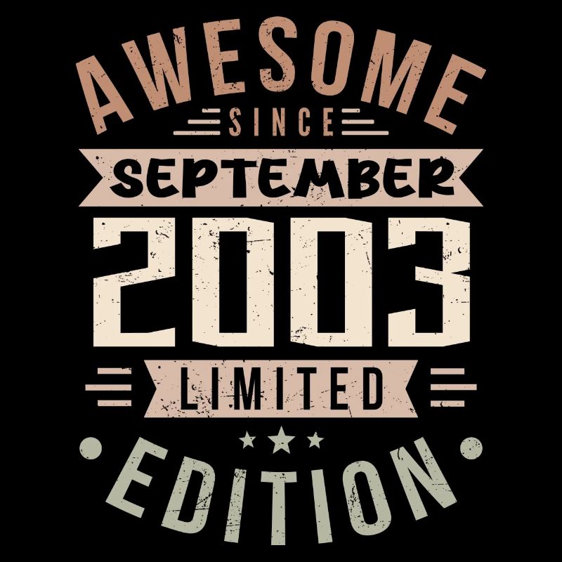 2003 September Birthday Born September 2003