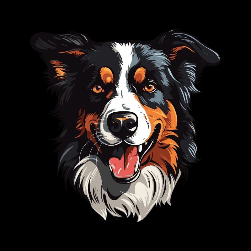 Border Collie Hund Kopf