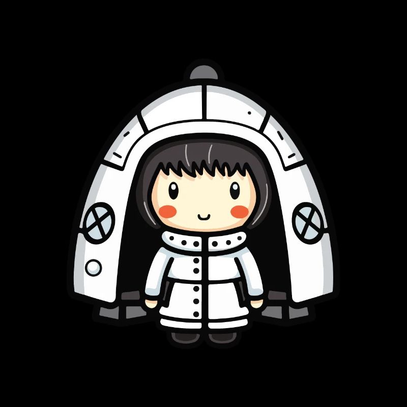 Igloo Eskimo Bande dessinée d’hiver