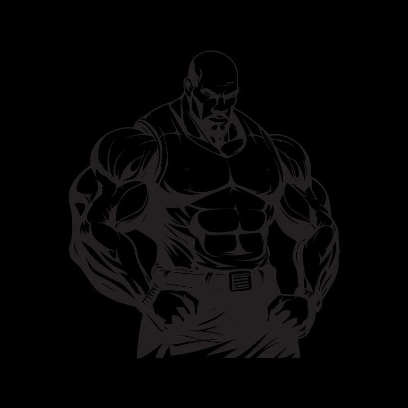 Bodybuilder Muscles Workout Gym