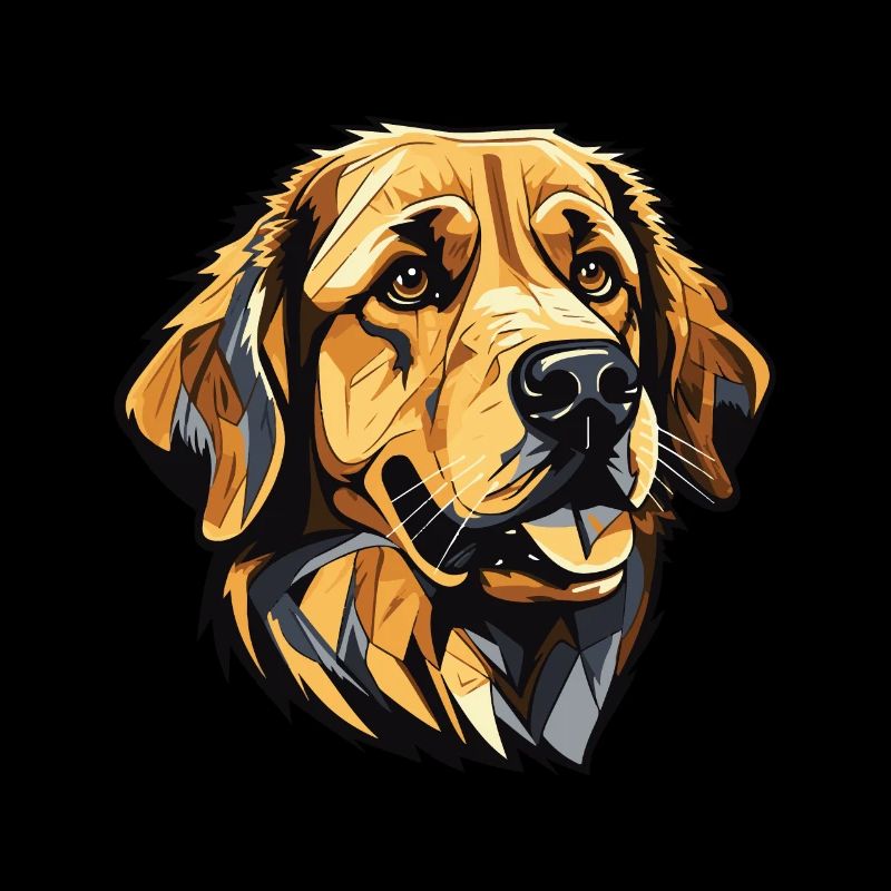 Golden Retriever Hund Kopf