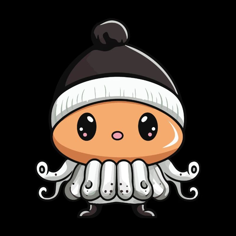 Oktopus Tier Baby Comic