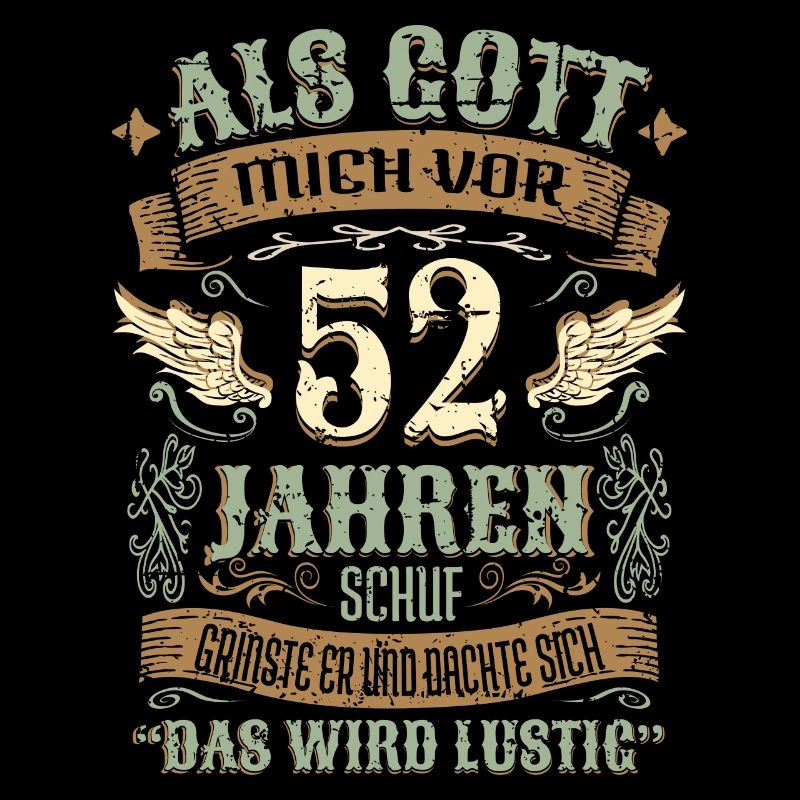 52 Geburtstag Geschenk Jahre Geburtstagsgeschenk