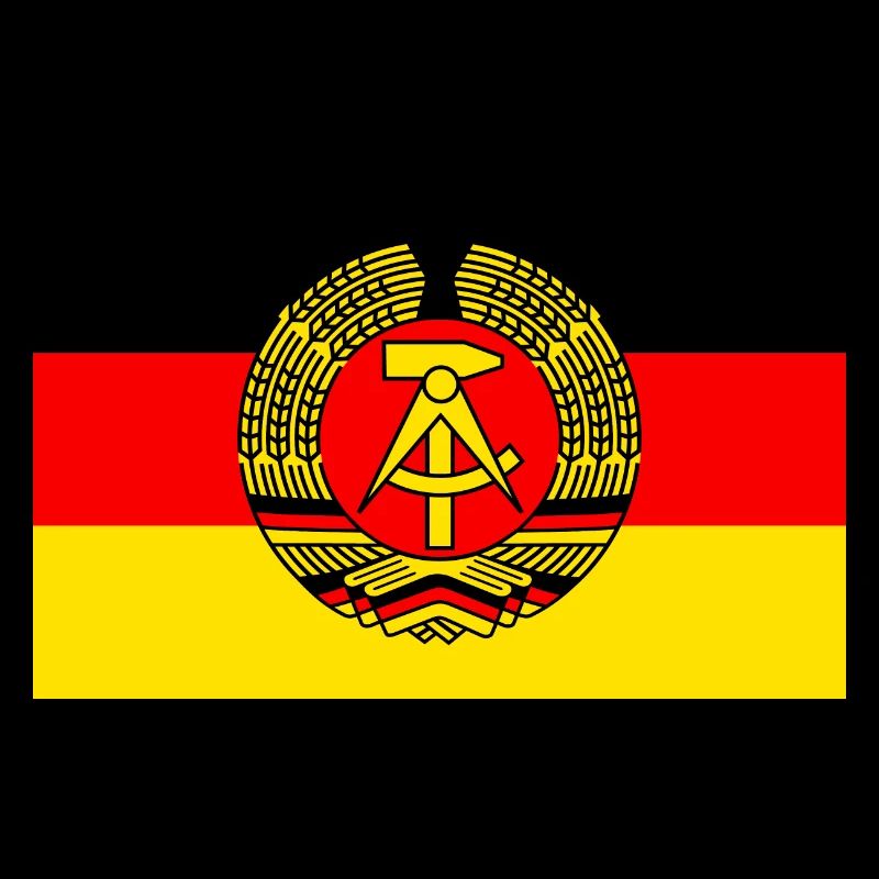 Drapeau de la RDA (stylisé)