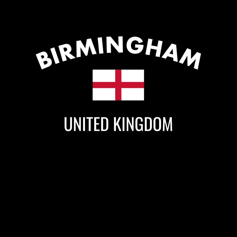 Birmingham Angleterre Drapeau anglais Anglais