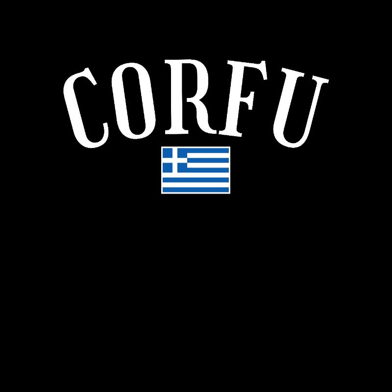 Corfou Grèce Drapeau grec Grec