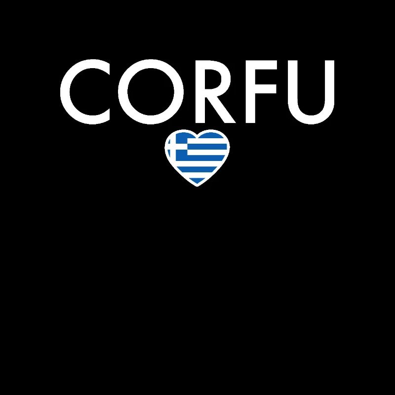 Corfou Grèce Drapeau grec Grec