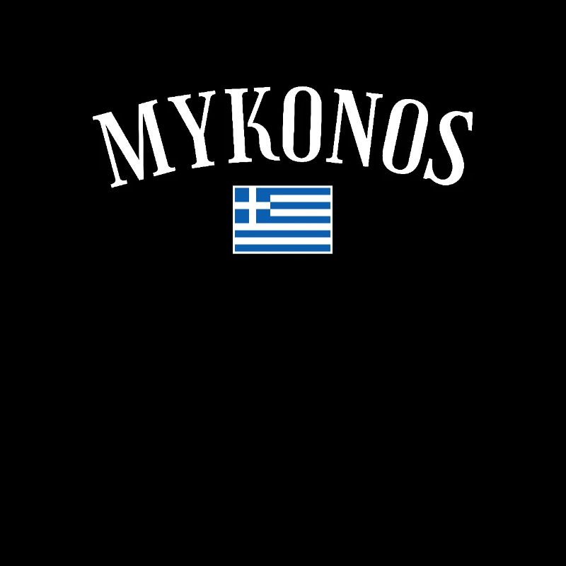 Mykonos Grèce Drapeau grec Grec