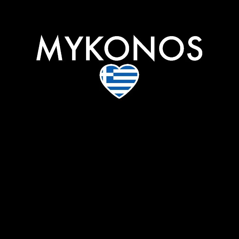 Mykonos Grèce Drapeau grec Grec