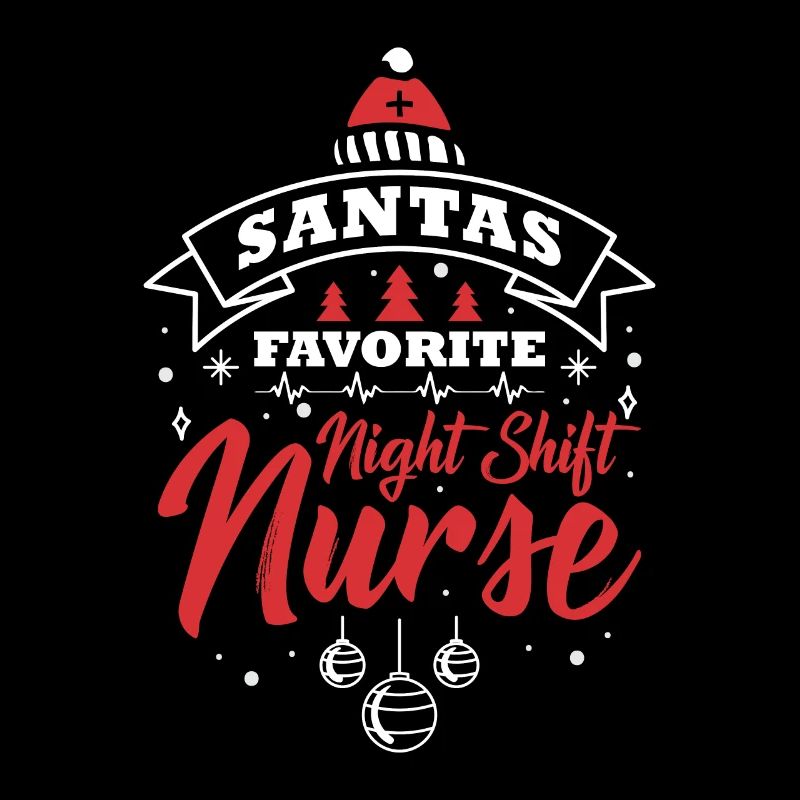 Santas Favorite Night Shift Nurse