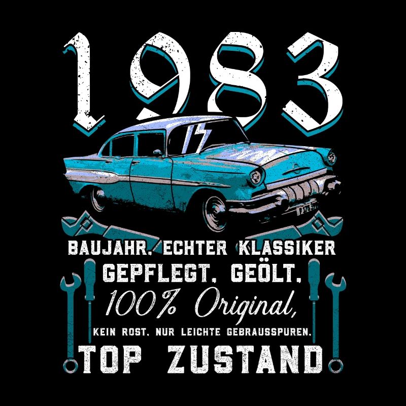 Oldtimer 1983 Baujahr – Vintage Retro Geburtstag