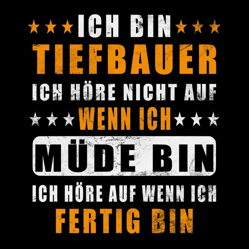 Tiefbauer Straßenbauer Tiefbau Geschenk