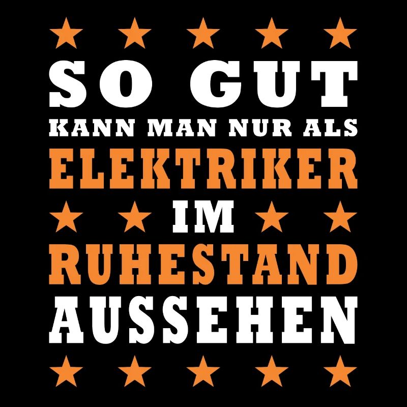 Elektriker Rente Rentner Elektrik Chef Ruhestand