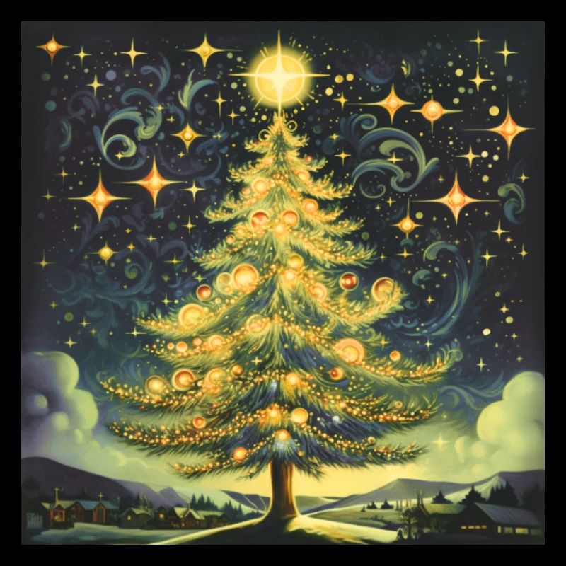 Vintage-Weihnachtsbaum