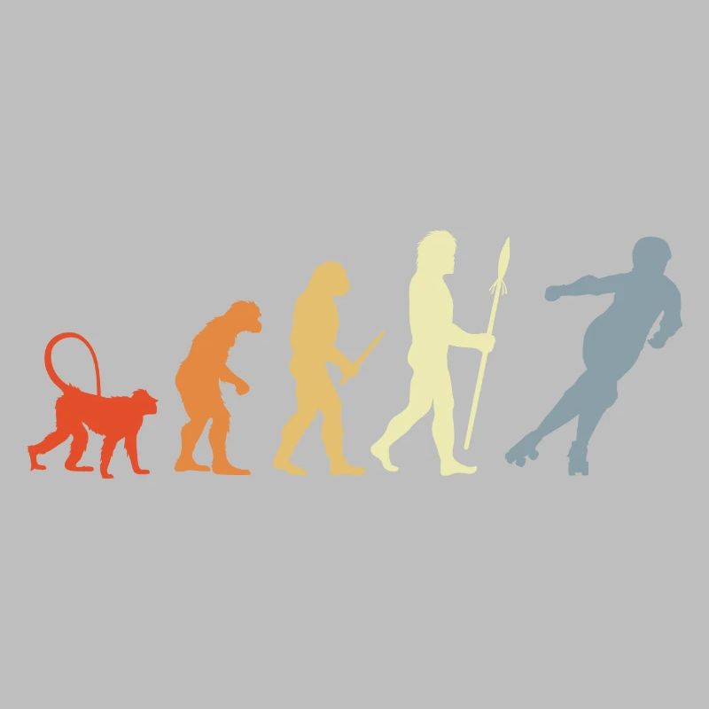 Vintage Roller Skates Evolution