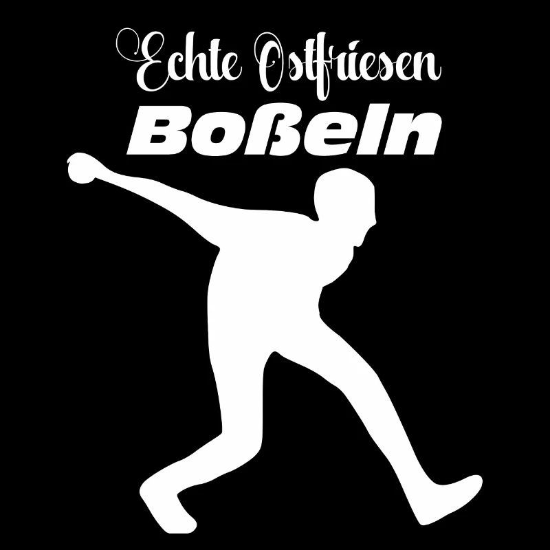 Echte Ostfriesen boßeln - Boßelgeschenk - Sport