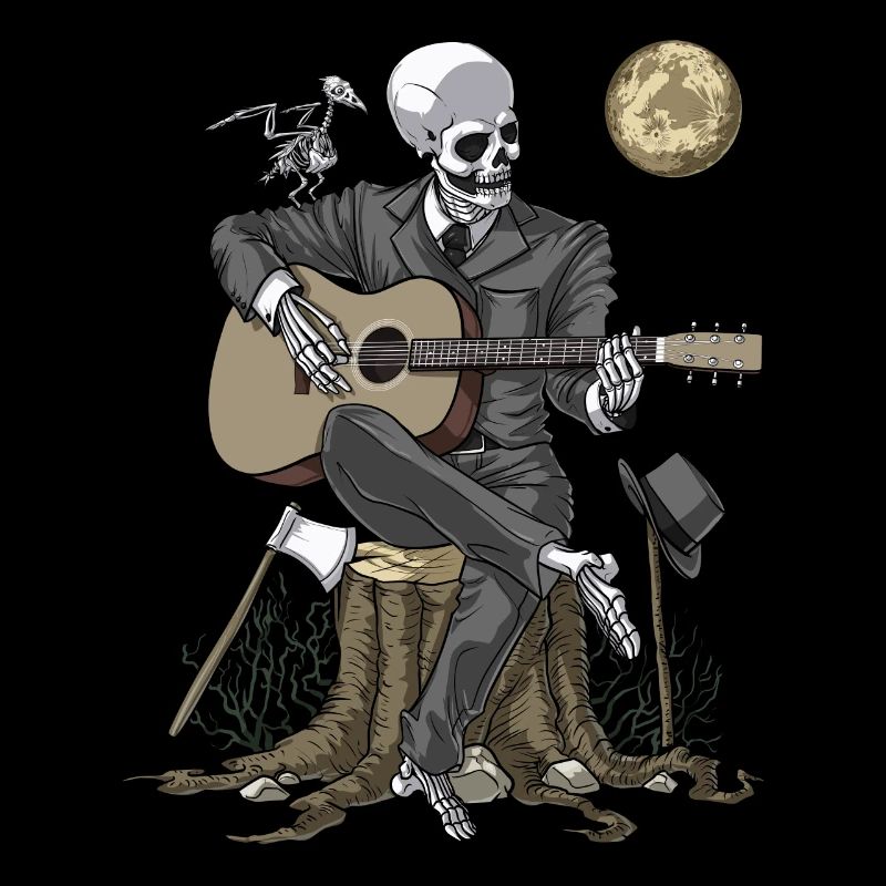 Skeleton Guitar Player
