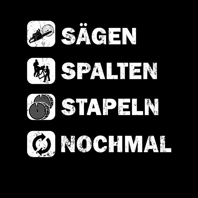 SÄGEN SPALTEN STAPELN NOCHMAL