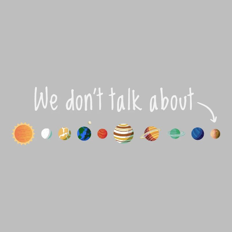 Wir sprechen nicht über Planet Pluto
