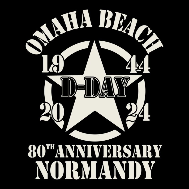 Omaha Beach 1944 D-Day 2024 80th Anniversary