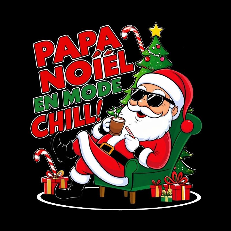 Papa Noël en Mode Chill