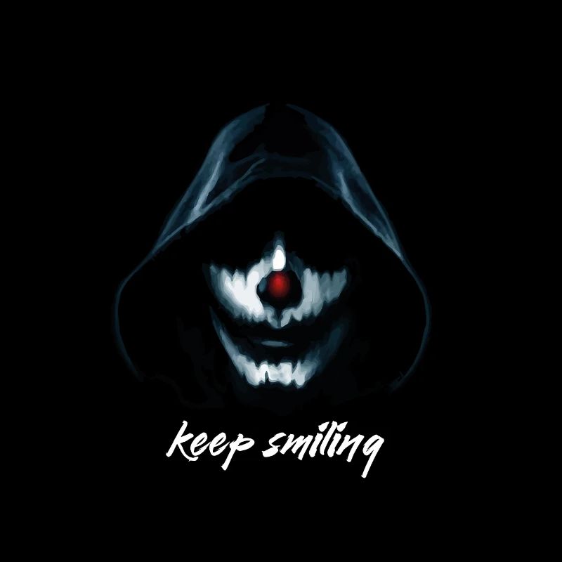 Horror Clown Keep Smiling Halloween Purge