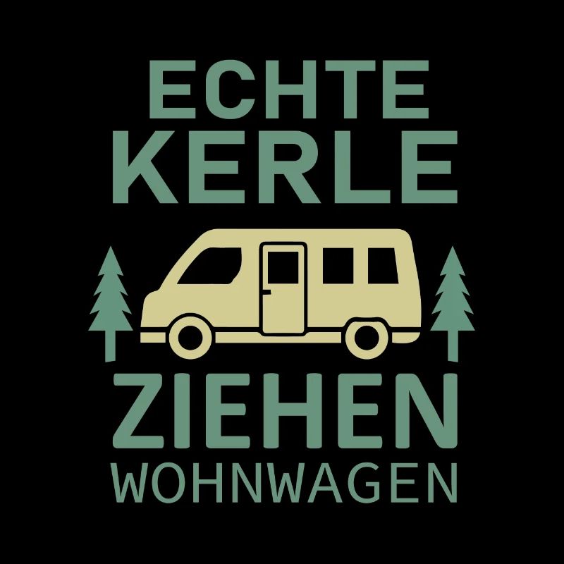 Echte Kerle Ziehen Wohnwagen