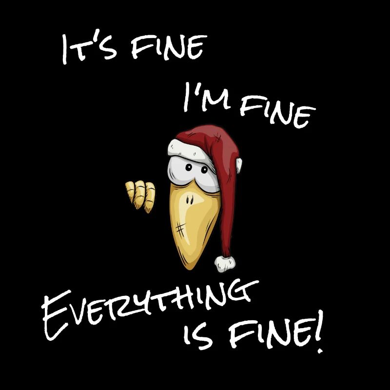 Je suis Fine Alles Gut Noël Corbeau de Noël