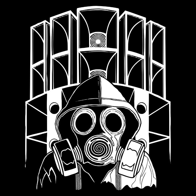 Tekno 23 Soundsystem gas mask
