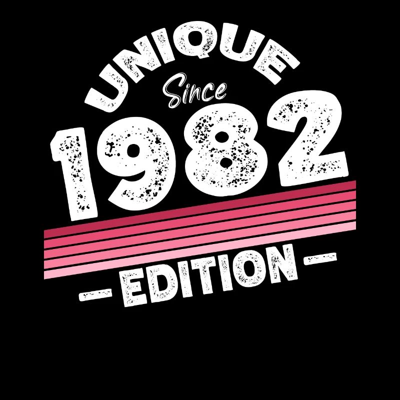 Unique seit 1982 Edition Geburtstag Vintage 1982