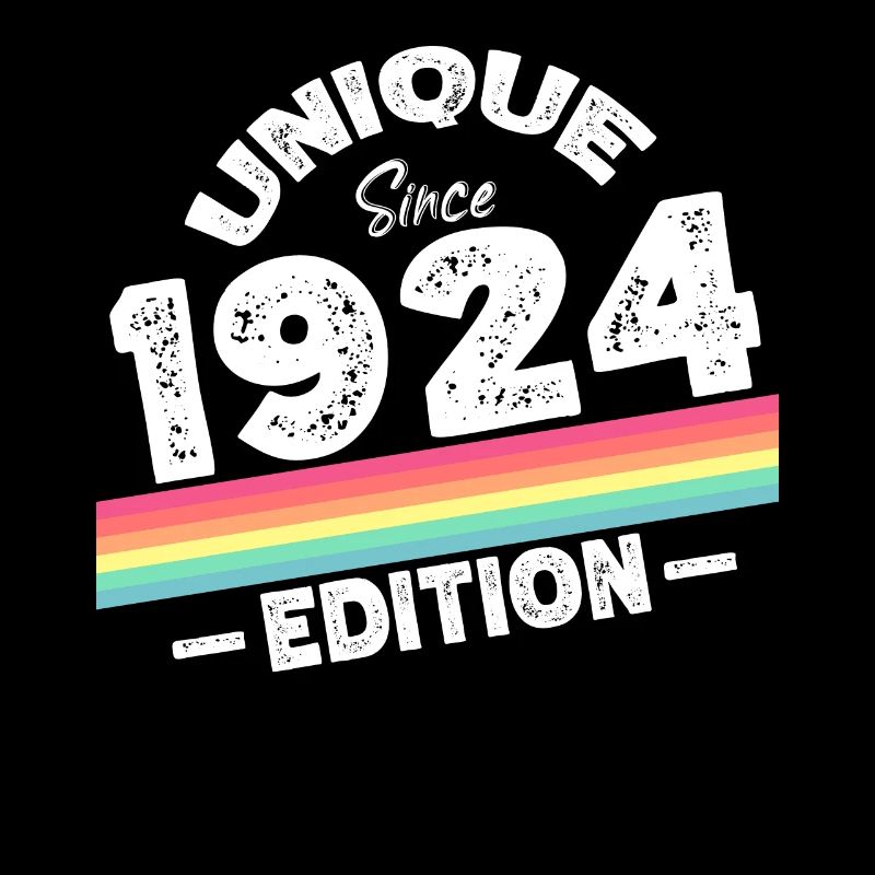 Unique seit 1924 Edition Geburtstag Vintage 1924