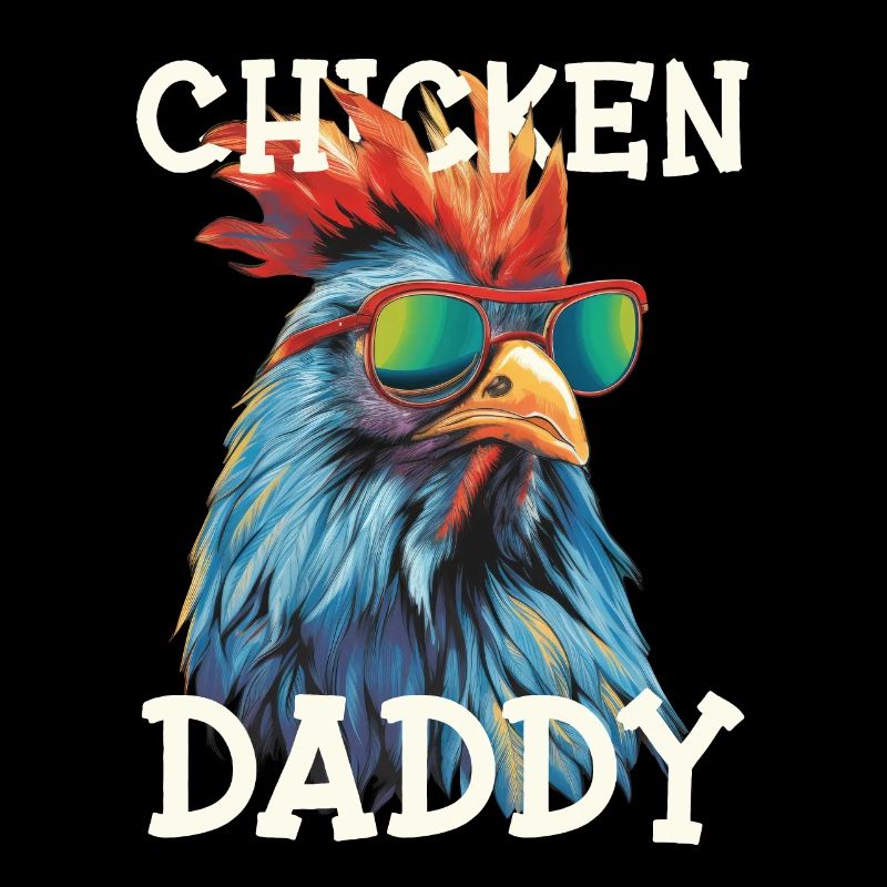 Chicken Daddy Chickens Rooster Gift Farmer