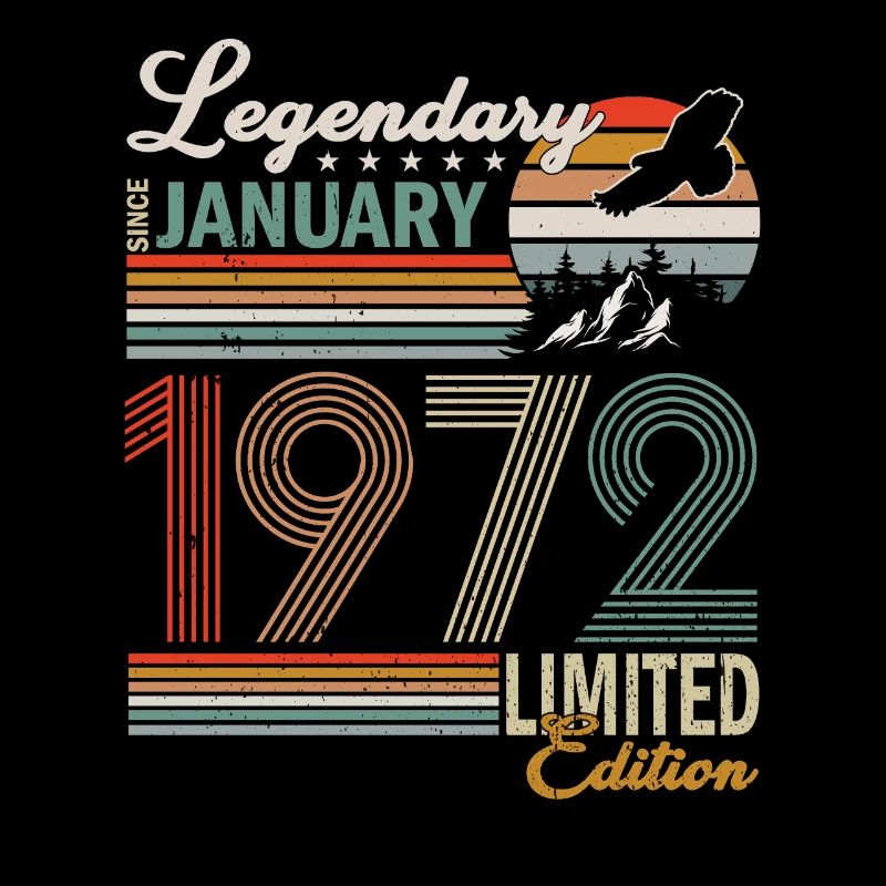Oldtimer January 1972 Born Birthday