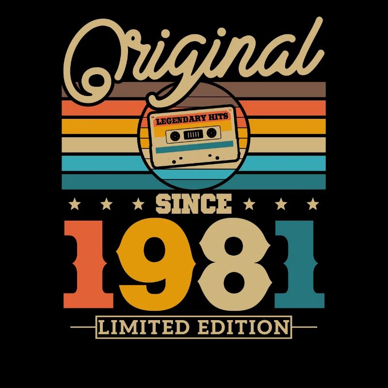 Vintage 1981 Geburtstagsgeschenk