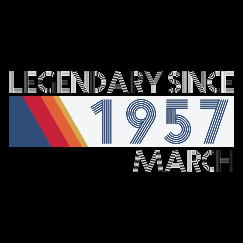 Retro SiFi Legendary since March 1957 - Geburtstag