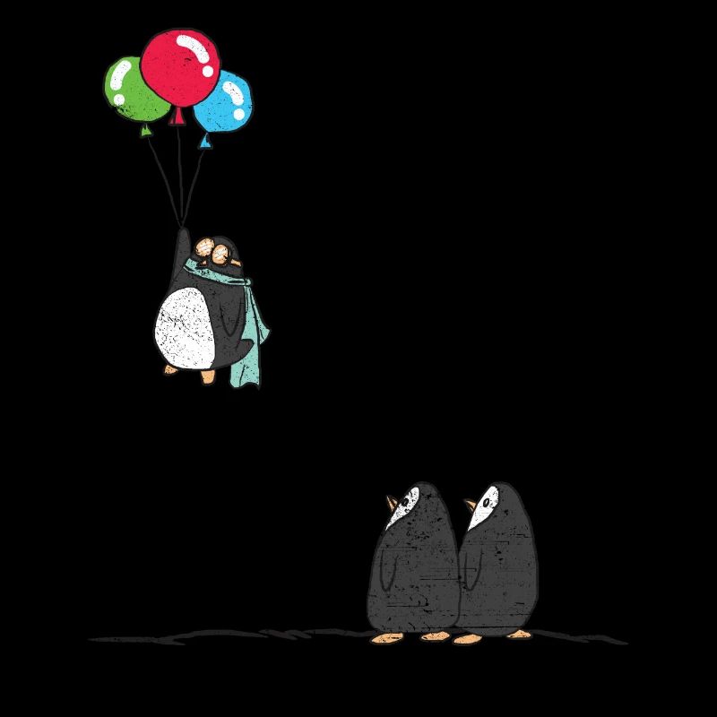 Ballons de pingouins Vintage