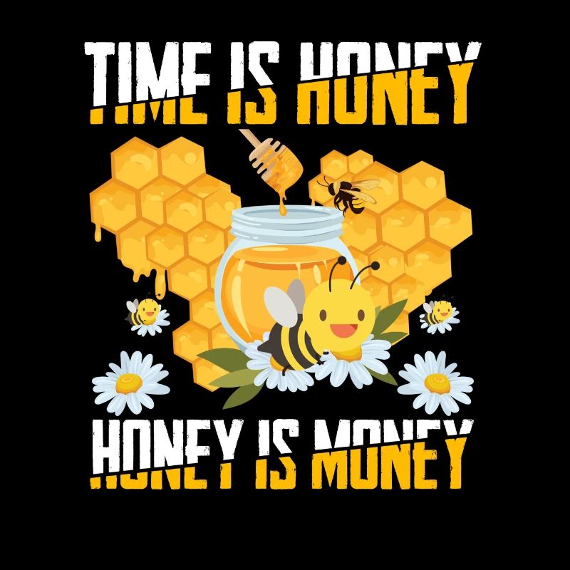 Imker Honig Spruch Bienen Geschenk