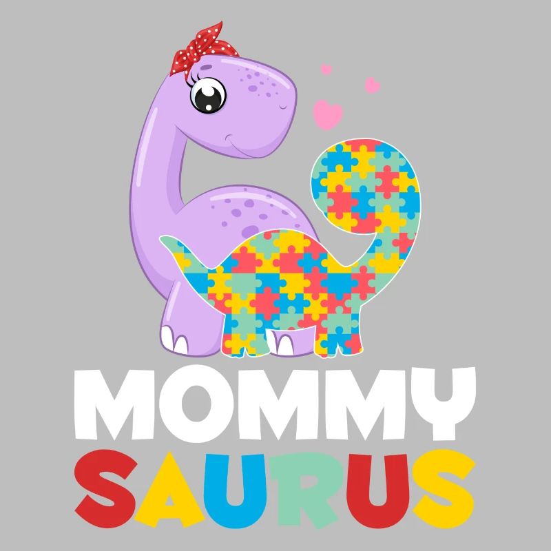 Mama Dinosaurier Autistisches Kind Mutter